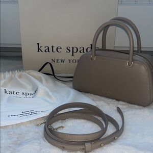 Kate Spade Taupe Mini Bag from Retail Store